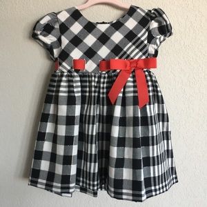 Bonnie Baby 12 M Holiday Dress Gingham